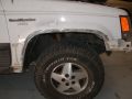 Fender after being ground