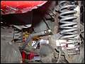 RE8003 Installing new adjustable track bar tie rod end.