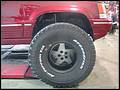 Sizing up a 35 inch BFG on 1994 Grand Cherokee ZJ.
