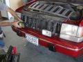 Fit rear bumper to measure
